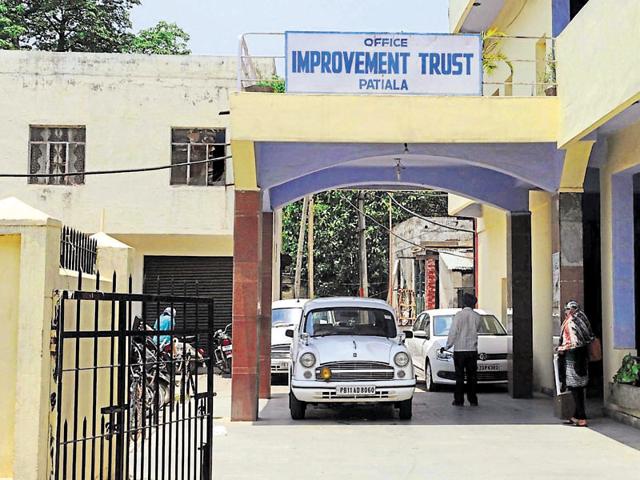 The Improvement Trust office in Patiala.(HT Photo)