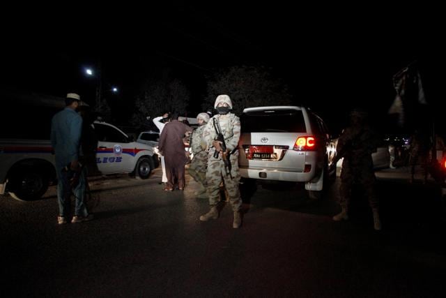 A Pakistani soldier stands guard outside the police training centre. The attack was one of the deadliest in the region, and the dead toll is expected to rise. In August, a suicide bombing at a Quetta hospital claimed by the Islamic State group and the Jamaat-ul-Ahrar faction of the Pakistani Taliban had killed 73 people. (REUTERS) A Pakistani soldier stands guard outside the police training centre. The attack was one of the deadliest in the region, and the dead toll is expected to rise. In August, a suicide bombing at a Quetta hospital claimed by the Islamic State group and the Jamaat-ul-Ahrar faction of the Pakistani Taliban had killed 73 people. (REUTERS)