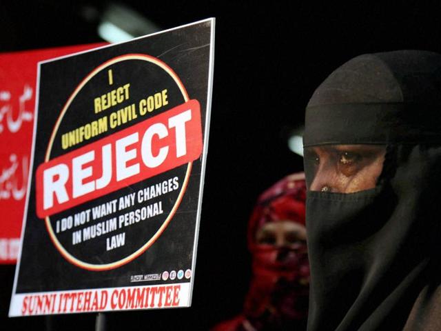 Muslim women protest against the government’s move to abolish triple talaq , Mumbai, October 22 (PTI) Muslim women protest against the government’s move to abolish triple talaq , Mumbai, October 22 (PTI)