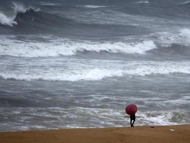 Kyant will trigger strong surface winds from northerly direction with speed ranging from 45 to 50 km per hour along and off north coastal Andhra.(AP File)