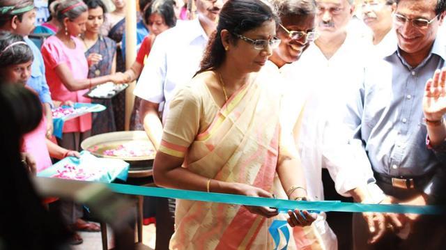 Minister Sashi Panja inaugurating Dhobi Ghar. (Sparsh Foundation) Minister Sashi Panja inaugurating Dhobi Ghar. (Sparsh Foundation)