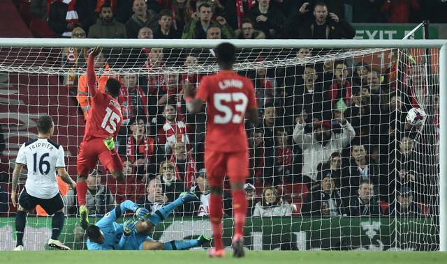 Sturridge slots home Liverpool's first goal. (AFP) Sturridge slots home Liverpool's first goal. (AFP)