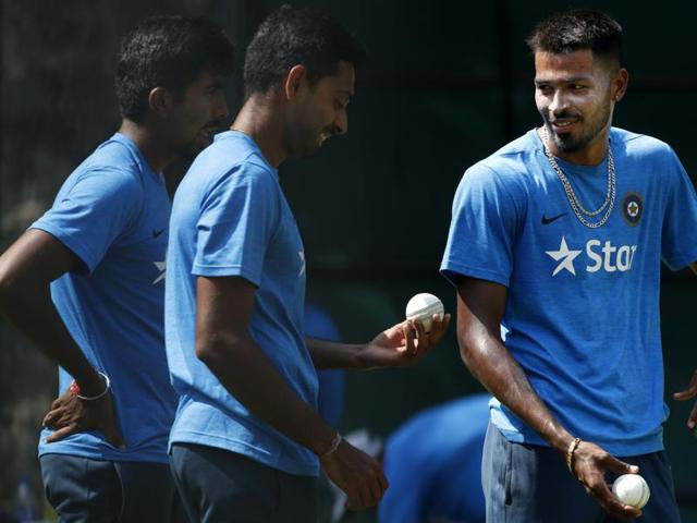 The New Zealand and England ODI series will help India assess Pandya, right, and Bumrah’s (left) suitability for next year’s Champions Trophy. (AP) The New Zealand and England ODI series will help India assess Pandya, right, and Bumrah’s (left) suitability for next year’s Champions Trophy. (AP)