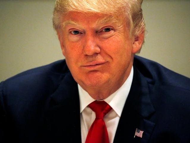 Republican US presidential nominee Donald Trump sits for an interview at Trump National Doral golf club in Miami, Florida on Tuesday.(REUTERS) Republican US presidential nominee Donald Trump sits for an interview at Trump National Doral golf club in Miami, Florida on Tuesday.(REUTERS)