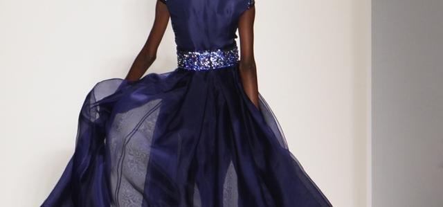 Try a sapphire-coloured gown for a change. (Shutterstock)