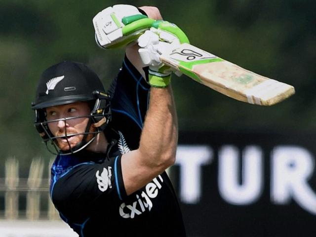 Guptill hit 12 boundaries in his 84-ball innings of 72. (AFP) Guptill hit 12 boundaries in his 84-ball innings of 72. (AFP)