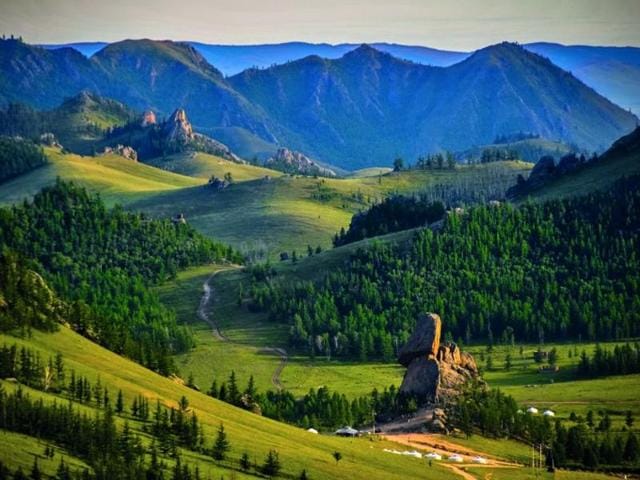 Mongolia, a land-locked country where nomadic way of life is still a living tradition, is ranked seventh in the list. Often called the Land of Blue Skies, Mongolia is famous for its vast emptiness, its colourful people, culture and unique way of life. (AFP)