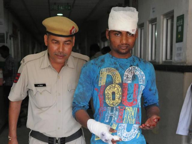 Accused Jitender Kumar, 26, was sent to judicial custody on Tuesday. (Parveen Kumar/HT File) Accused Jitender Kumar, 26, was sent to judicial custody on Tuesday. (Parveen Kumar/HT File)