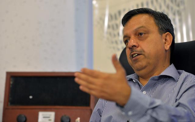 Najib Ahmed, director of Islamabad-based Power 99 FM radio, speaks during an interview with AFP at the station. (AFP) Najib Ahmed, director of Islamabad-based Power 99 FM radio, speaks during an interview with AFP at the station. (AFP)