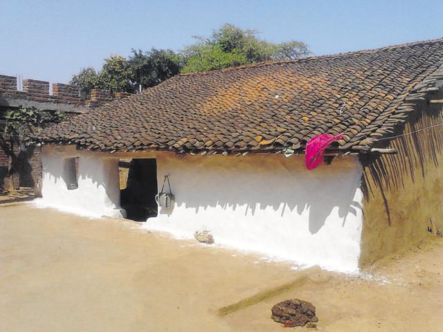 RSS pracharak Suresh Yadav's office in Kumhari Tola area of Balaghat district. (File photo)