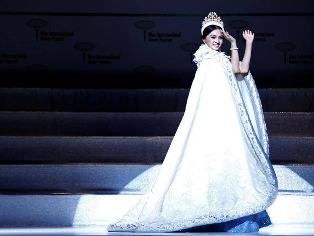 The 24-year-old model and teacher from Baguio City won the title during the coronation event held at the Tokyo Dome City Hall in Tokyo on Thursday. (REUTERS) The 24-year-old model and teacher from Baguio City won the title during the coronation event held at the Tokyo Dome City Hall in Tokyo on Thursday. (REUTERS)