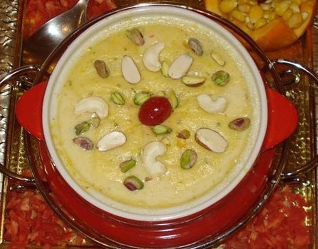 Bread and pistachio phirni Bread and pistachio phirni
