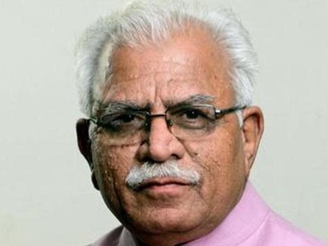 Haryana chief minister Manohar Lal Khattar.(HT File Photo) Haryana chief minister Manohar Lal Khattar.(HT File Photo)