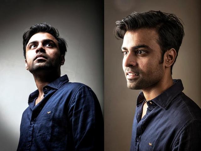 Kumar grew up (in Khairthal, Rajasthan) practising mimicry as a child. But he never considered it a real talent. Until, during a more recent reading session for another show, Barely Speaking with Arnub ( TVF’s actor writer Biswapati Sarkar’s parody of Arnab Goswami), he impersonated Kejriwal. (Photo: Aalok Soni/HT) Kumar grew up (in Khairthal, Rajasthan) practising mimicry as a child. But he never considered it a real talent. Until, during a more recent reading session for another show, Barely Speaking with Arnub ( TVF’s actor writer Biswapati Sarkar’s parody of Arnab Goswami), he impersonated Kejriwal. (Photo: Aalok Soni/HT)