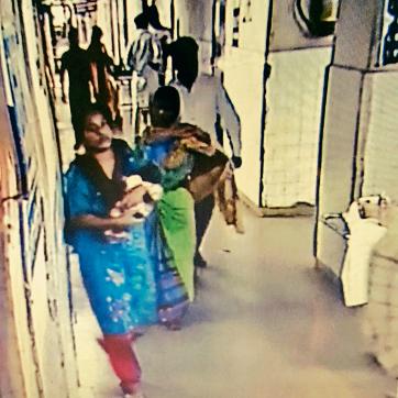 CCTV footage of the kidnapper. (HT Photo) CCTV footage of the kidnapper. (HT Photo)