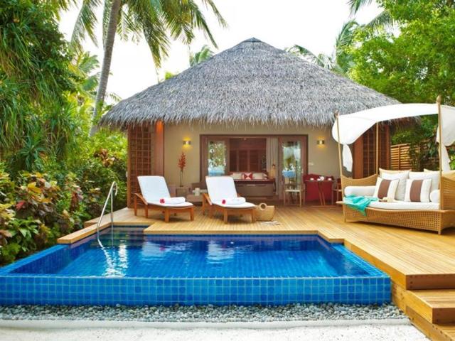 Yet another resort in Maldives makes it to the list at the 8th spot -- Baros Maldives, Baros Island. The beach villas of this resort regularly make it to magazine covers. (AFP) 