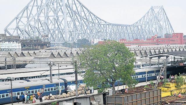 East West Metro, for which work is going on, will connect Howrah and Kolkata through a tunnel below the Hooghly river. (Subham Jyoti) East West Metro, for which work is going on, will connect Howrah and Kolkata through a tunnel below the Hooghly river. (Subham Jyoti)