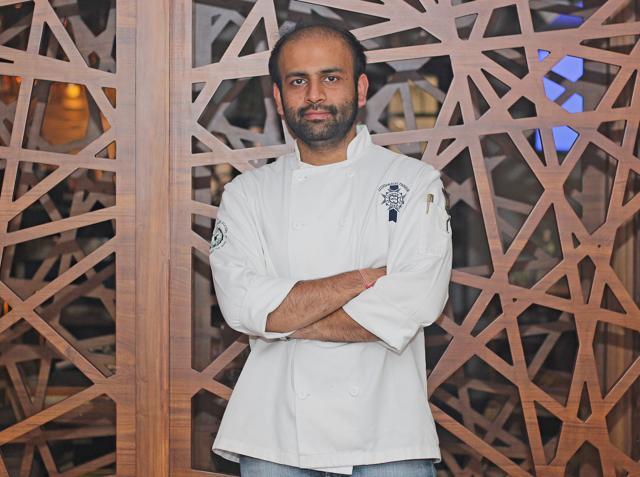 Chef Gupteshwar Patel of Global Chaos (Photo: Satyabrata Tripathy/HT)