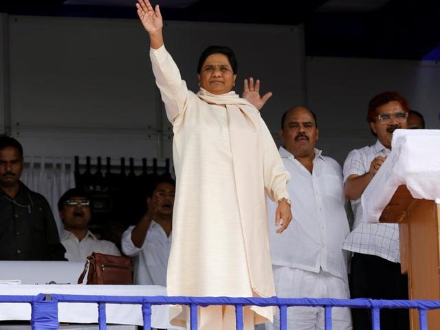 File photo of Bahujan Samaj Party (BSP) chief Mayawati during an election rally in Lucknow. (REUTERS) File photo of Bahujan Samaj Party (BSP) chief Mayawati during an election rally in Lucknow. (REUTERS)