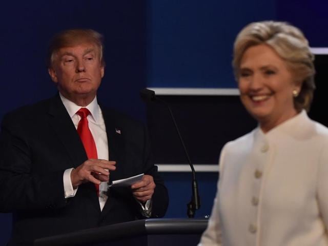 Many of Clinton’s TV ads have focused on upbeat messages featuring her work on behalf of women and children. She’s also spent a large amount of her advertising budget attacking Trump. (AP File Photo) Many of Clinton’s TV ads have focused on upbeat messages featuring her work on behalf of women and children. She’s also spent a large amount of her advertising budget attacking Trump. (AP File Photo)