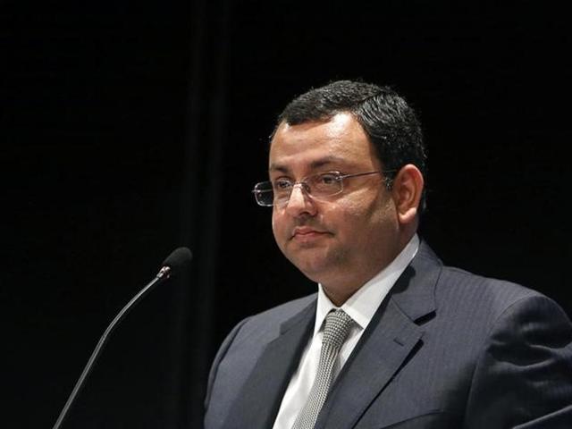 Ousted Chairman of Tata Sons, Cyrus Mistry leaves from Bombay House in Mumbai on Wednesday.(PTI)