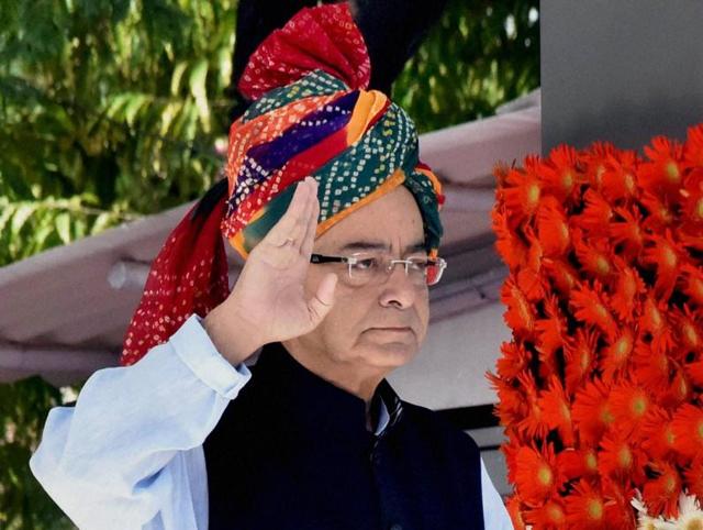 Finance minister Arun Jaitley taking salutes of the cadets at the passing-out parade of 68th Batch of IPS probationers, at SVP National Police Academy in Hyderabad on Friday. (PTI) Finance minister Arun Jaitley taking salutes of the cadets at the passing-out parade of 68th Batch of IPS probationers, at SVP National Police Academy in Hyderabad on Friday. (PTI)
