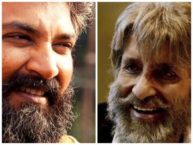 Big B posted pictures of them together at the sets of Sarkar 3. (Twitter) Big B posted pictures of them together at the sets of Sarkar 3. (Twitter)