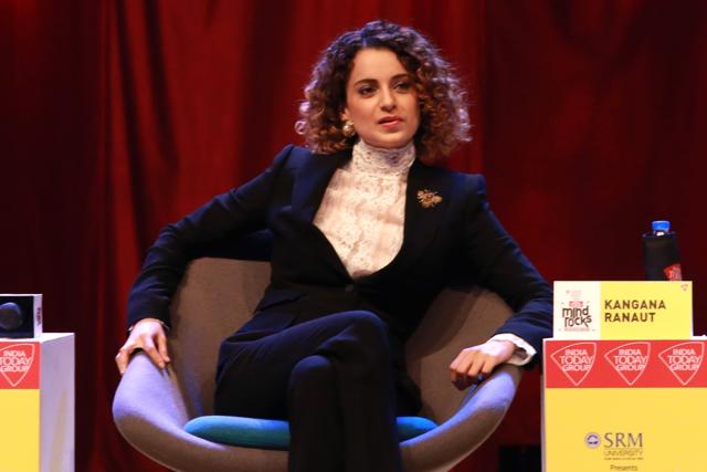 Kangana Ranaut at India Today Mind Rocks youth Summit 2016, in New Delhi. (IANS) Kangana Ranaut at India Today Mind Rocks youth Summit 2016, in New Delhi. (IANS)