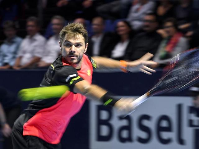 Wawrinka returns to the quater-final in Basel for the first time in five years. (AFP) Wawrinka returns to the quater-final in Basel for the first time in five years. (AFP)