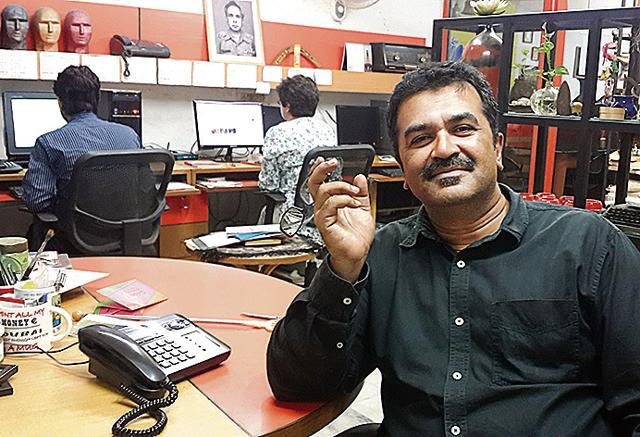 Neeraj Sahai, designer of the Partition Museum in Amritsar at his Delhi office Neeraj Sahai, designer of the Partition Museum in Amritsar at his Delhi office