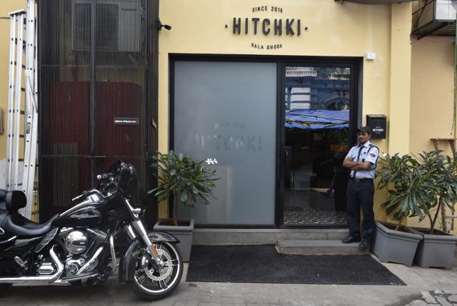 Hitchki is known for its ingenious bacon pancake lasagna. (Kunal Patil/HT Photo) Hitchki is known for its ingenious bacon pancake lasagna. (Kunal Patil/HT Photo)