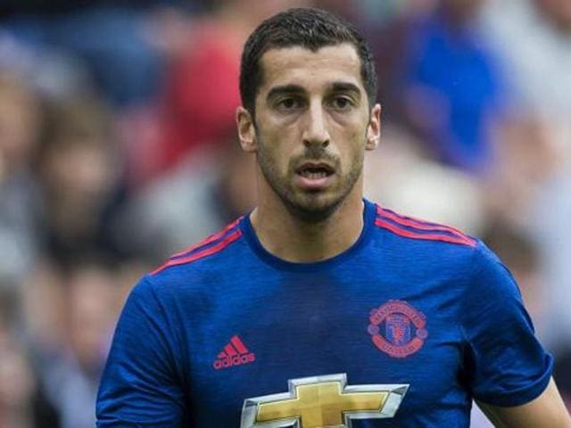 Mkhitaryan has not played for United since being substituted at half-time in the 2-1 loss to Manchester City in the Premier League on September 10. (AFP) Mkhitaryan has not played for United since being substituted at half-time in the 2-1 loss to Manchester City in the Premier League on September 10. (AFP)