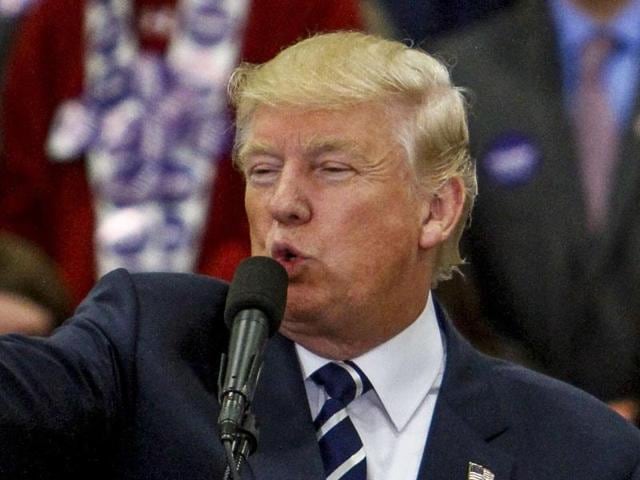 At rallies in New Hampshire, Maine and Iowa, Trump hit hard on his message that Clinton is a corrupt leader who cannot be trusted and he pulled back a bit on his charge that the political system is rigged against him. (AFP) At rallies in New Hampshire, Maine and Iowa, Trump hit hard on his message that Clinton is a corrupt leader who cannot be trusted and he pulled back a bit on his charge that the political system is rigged against him. (AFP)