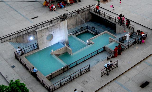 Also designed by MN Sharma, the fountain at the plaza in Sector 17. (HT File Photo ) Also designed by MN Sharma, the fountain at the plaza in Sector 17. (HT File Photo )