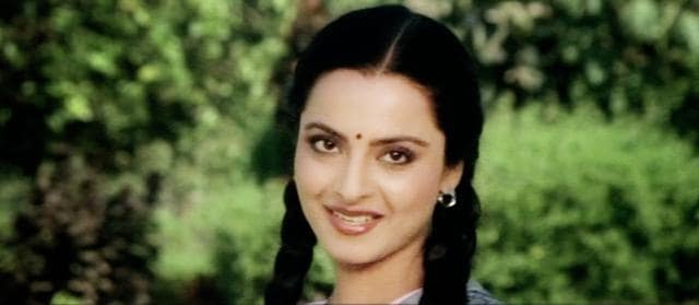 A scene from Khoobsurat starring Rekha. A scene from Khoobsurat starring Rekha.