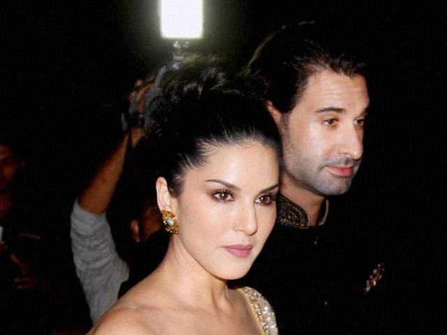 Sunny Leone along with her husband Daniel Weber arrive to attend Ekta Kapoor's Diwali party in Mumbai on Saturday. (PTI) Sunny Leone along with her husband Daniel Weber arrive to attend Ekta Kapoor's Diwali party in Mumbai on Saturday. (PTI)