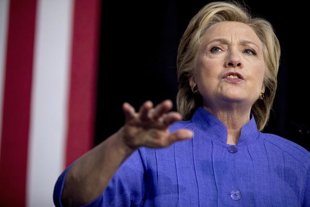 Democratic presidential candidate Hillary Clinton speaks at a rally and concert at The Manor Complex in Wilton Manors, Florida. (AP File Photo) Democratic presidential candidate Hillary Clinton speaks at a rally and concert at The Manor Complex in Wilton Manors, Florida. (AP File Photo)