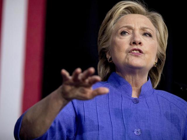 An ABC News/Washington Post poll put the Democratic presidential candidate Hillary Clinton just one point ahead of her Republican challenger Donald Trump at 46-45% in a four-way race.(AP) An ABC News/Washington Post poll put the Democratic presidential candidate Hillary Clinton just one point ahead of her Republican challenger Donald Trump at 46-45% in a four-way race.(AP)