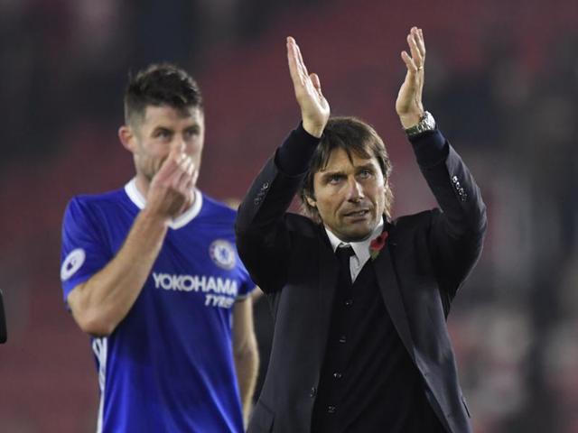 Conte did admit, however, he is feeling increasingly confident that his rebuilding job is taking shape. (REUTERS) Conte did admit, however, he is feeling increasingly confident that his rebuilding job is taking shape. (REUTERS)