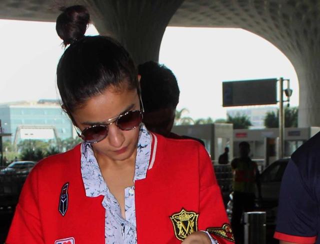 Actors Alia Bhatt, Shraddha Kapoor and Diana Penty rocked the top knot look across occasions.(Yogen Shah; Pradeep Guha)