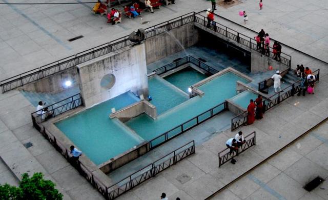 Designed by MN Sharma, the fountain at Sector 17. (HT Photo) Designed by MN Sharma, the fountain at Sector 17. (HT Photo)