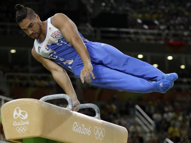 Smith won silver medals in the pommel horse at the 2012 London Olympics and 2016 Rio de Janeiro Games. He won bronze in the pommel horse at the 2008 Beijing Olympics and a team bronze in London. (AP Photo) Smith won silver medals in the pommel horse at the 2012 London Olympics and 2016 Rio de Janeiro Games. He won bronze in the pommel horse at the 2008 Beijing Olympics and a team bronze in London. (AP Photo)