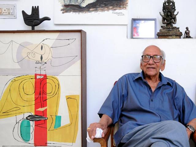 MN Sharma, the first Indian chief architect of Chandigarh — who died on Sunday — at his house in Chandigarh on June 14, 2015. (HT File Photo) MN Sharma, the first Indian chief architect of Chandigarh — who died on Sunday — at his house in Chandigarh on June 14, 2015. (HT File Photo)