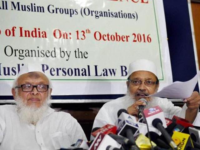The All India Muslim Personal Law Board said they will deliberate on the line of action to be taken over triple talaq and uniform civil code.(PTI File Photo)