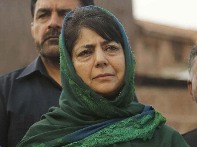 Chief Minister Mehbooba Mufti on Tuesday called for immediate political dialogue between India and Pakistan to de-escalate the situation in the Valley. (HT File Photo) Chief Minister Mehbooba Mufti on Tuesday called for immediate political dialogue between India and Pakistan to de-escalate the situation in the Valley. (HT File Photo)