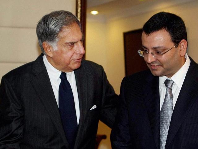 A file photo of Ratan Tata with ousted chairman Cyrus Mistry. (PTI) A file photo of Ratan Tata with ousted chairman Cyrus Mistry. (PTI)