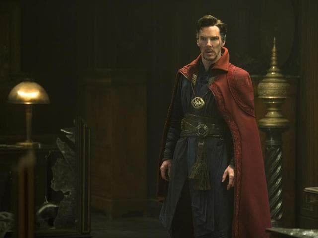 This image released by Disney shows Benedict Cumberbatch in a scene from Marvel's Doctor Strange.(AP)