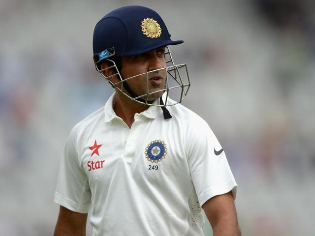 Gautam Gambhir was dropped from the Indian Test squad after a poor tour to England in 2014.(Getty Images)