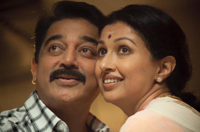Kamal Haasan with Gautami in a still from 2015’s hit Tamil film, Papanasam. Kamal Haasan with Gautami in a still from 2015’s hit Tamil film, Papanasam.