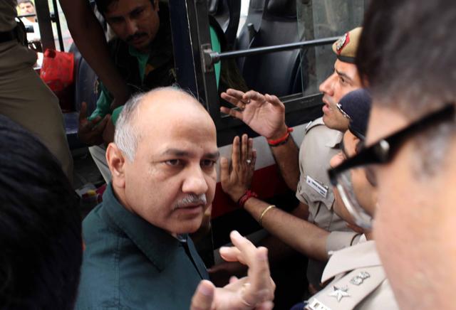 “You pat yourself over the soldiers’ bravery and arrest us when we go to meet the family of a soldier who committed suicide. Patriotism?” Sisodia tweeted later. (Arun Sharma/HT PHOTO) “You pat yourself over the soldiers’ bravery and arrest us when we go to meet the family of a soldier who committed suicide. Patriotism?” Sisodia tweeted later. (Arun Sharma/HT PHOTO)